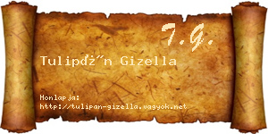 Tulipán Gizella névjegykártya