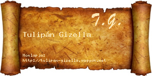 Tulipán Gizella névjegykártya